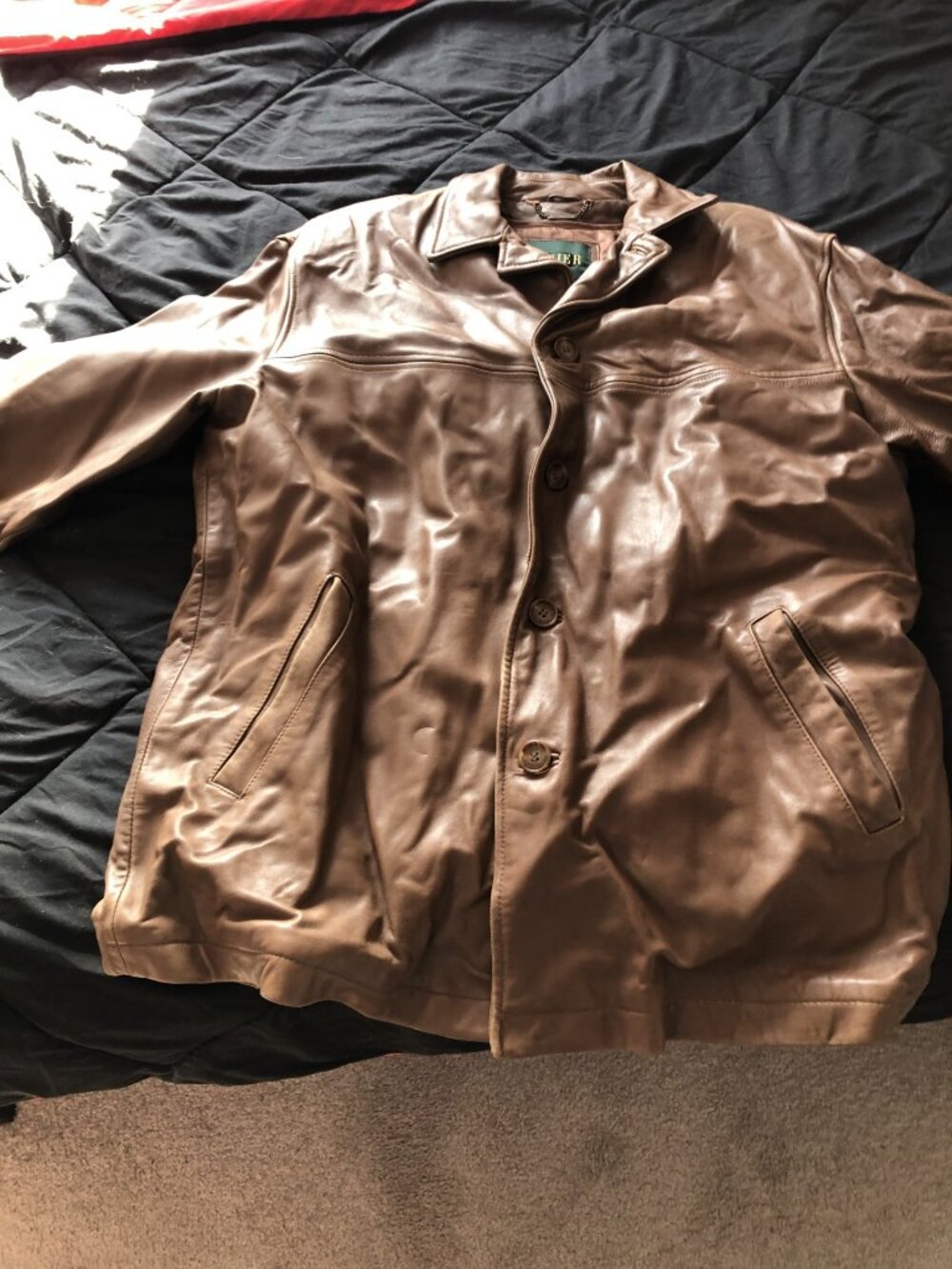 Danier Real leather coat, Sheep skin.